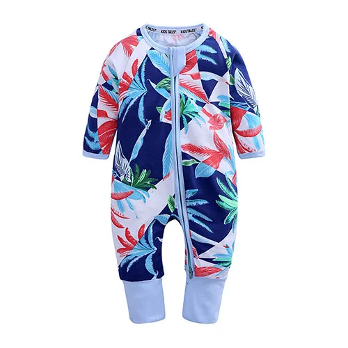 Style 15 Одежда для новорожденных девочек хлопковые детские комбинезоны для мальчиков с длинными рукавами и надписями, пижамы Детский комбинезон унисекс для малышей, От 0 до 2 лет, BBR2264 - Цвет: Style 15