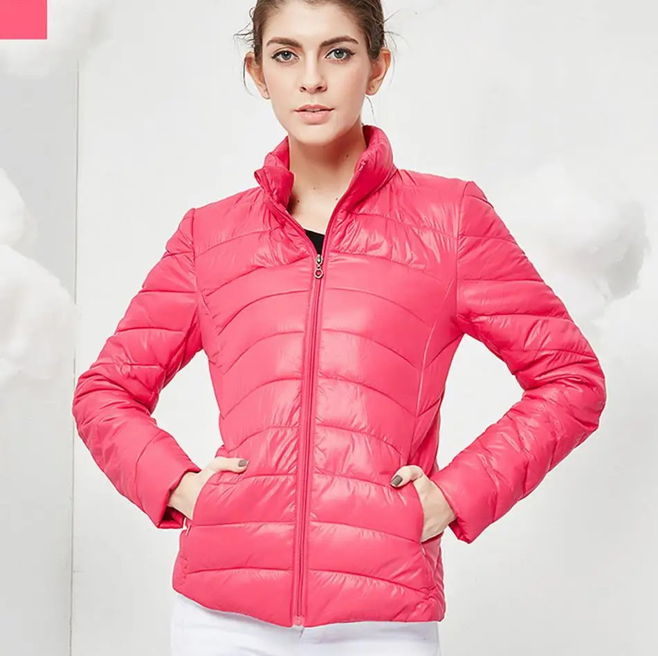 Новое Женское пальто Модный женский пуховик на осень и зиму женские парки