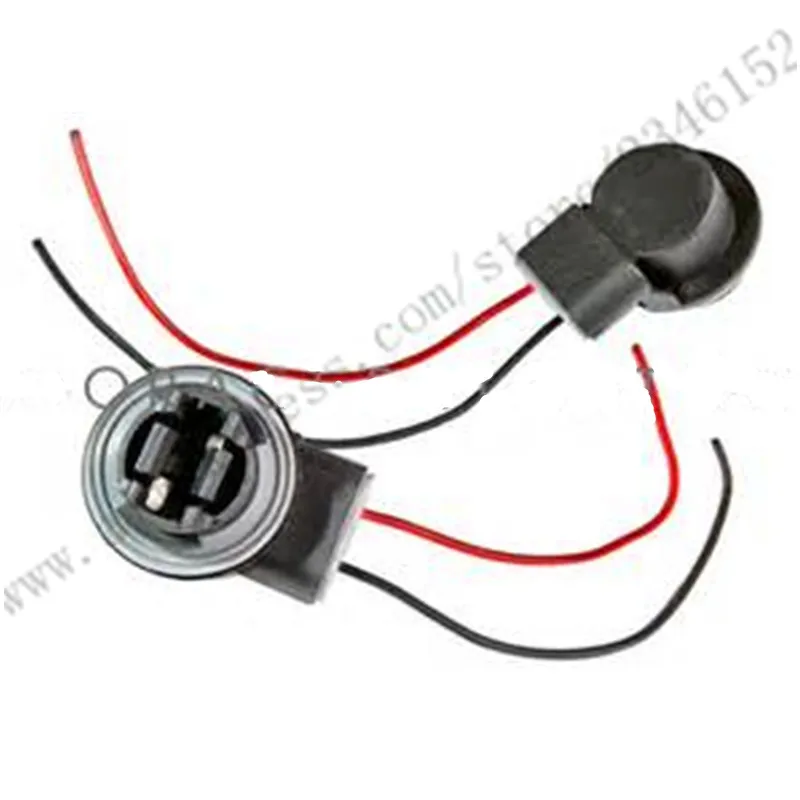 

Brake Turn Signal Light Socket Harness Wires LED Pig Tail Plug LED Bulbs Wire Adapters Sockets For 3156 Brake Lights