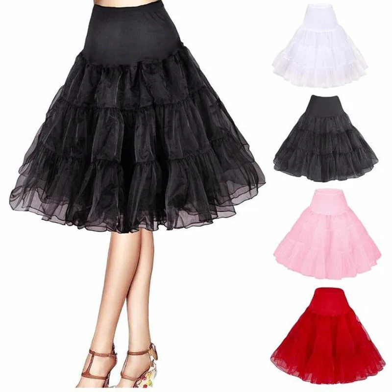 Ruffles Halloween Tutu Petticoat Crinoline Short For Wedding Organza Underskirt Rockabilly Skirt | Свадьбы и торжества