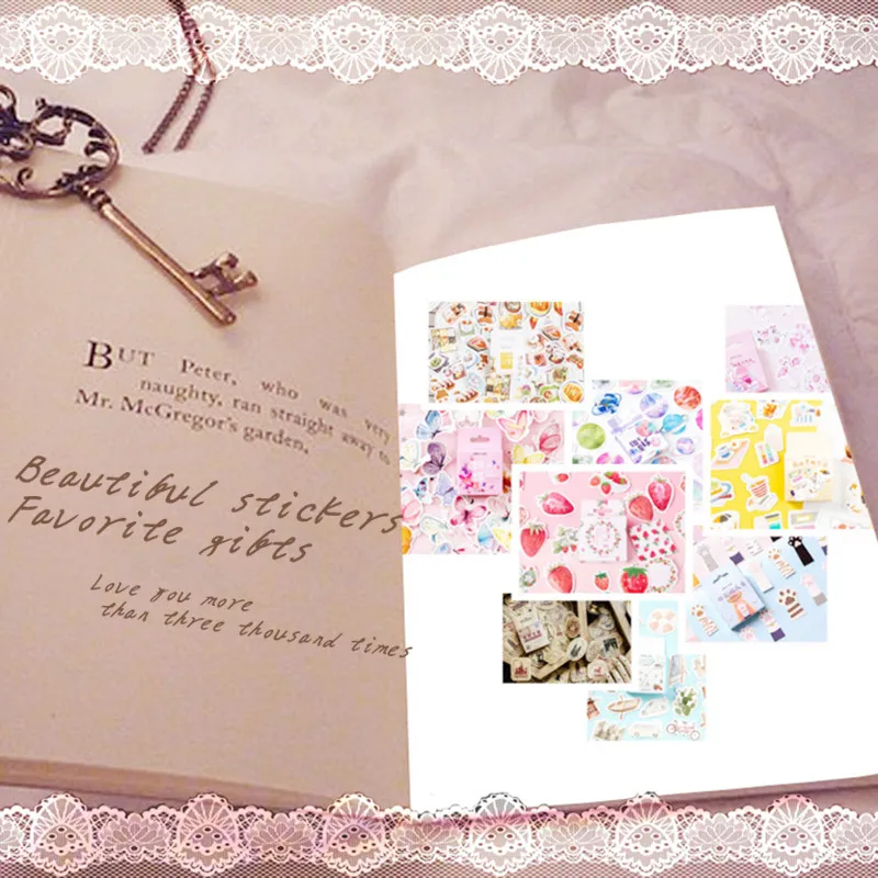 

45-50pcs multiple choices Paper Sticker Student Colorful Planner life Decoration Stickers DIY Diary Scrapbooking Label Sticker