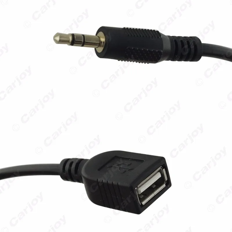 LEEWA 10 шт. 2 в 1 3 5 мм + USB разъем аудио адаптер кабель Kia Aux CD плеер к MP3 для Hyundai Sportage #