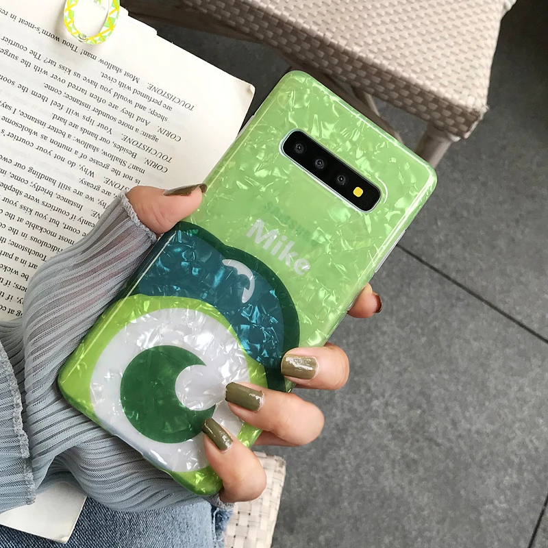YHBB чехол S с мультяшными милыми монстрами, мягкий чехол для samsung Galaxy S8 S9 S10 Plus, Модный чехол для телефона с раковиной для samsung Note 8 9