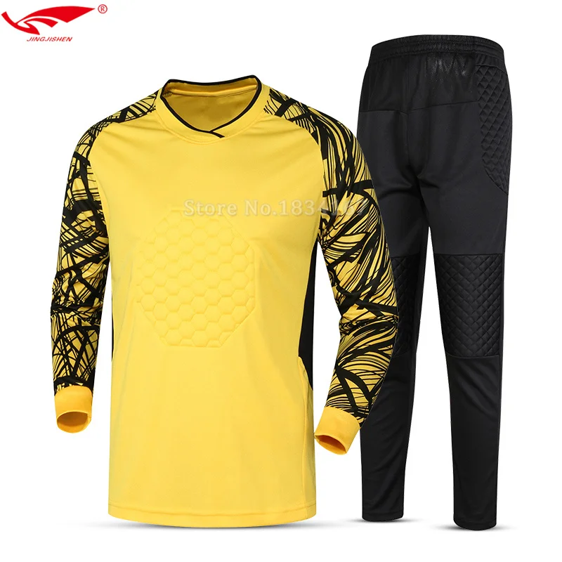 2018 Для мужчин спортивный костюм вратаря форма с длинными рукавами Высокое
