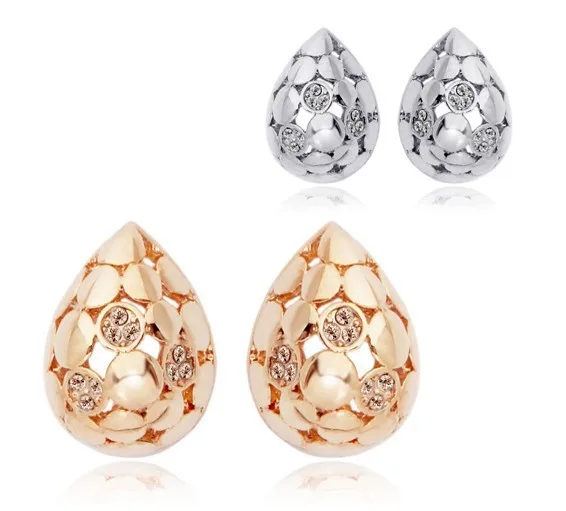 Free shipping / full of drill squamous water drop earrings - wild fashion jewelry | Украшения и аксессуары