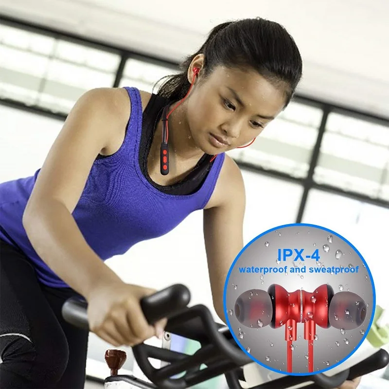 YTOM Flex Магнитный шейный Bluetooth наушник Спортивные Беспроводные наушники стерео 4 2