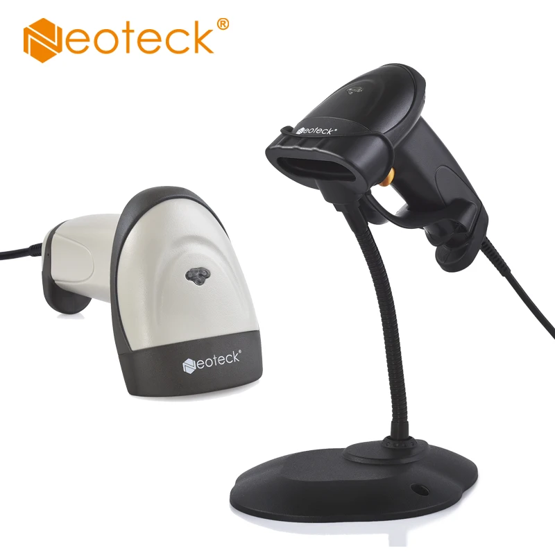 Neoteck USB сканер штрих кода высокоскоростной лазерный с регулируемой подставкой