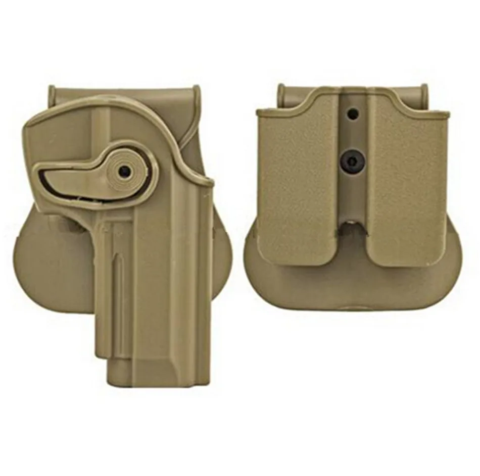 Кобура IMI M92 96 тактическая кобура с полимерным удержанием Roto и двойной сумочкой