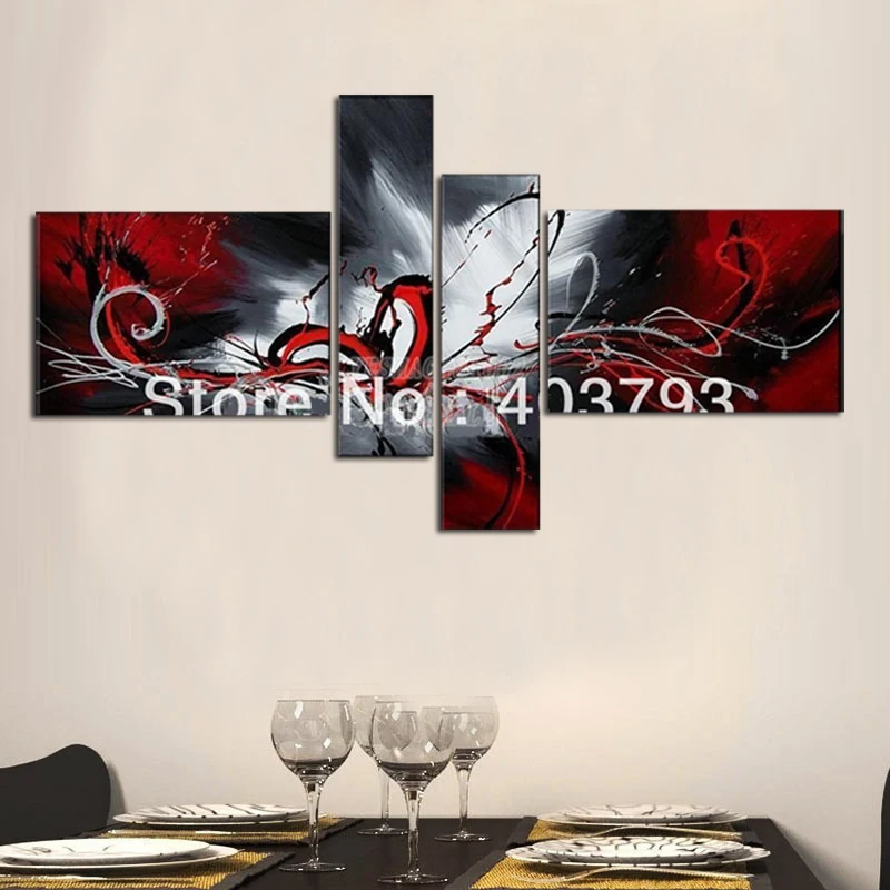 Современная Абстрактная масляная живопись на холсте огромное настенное