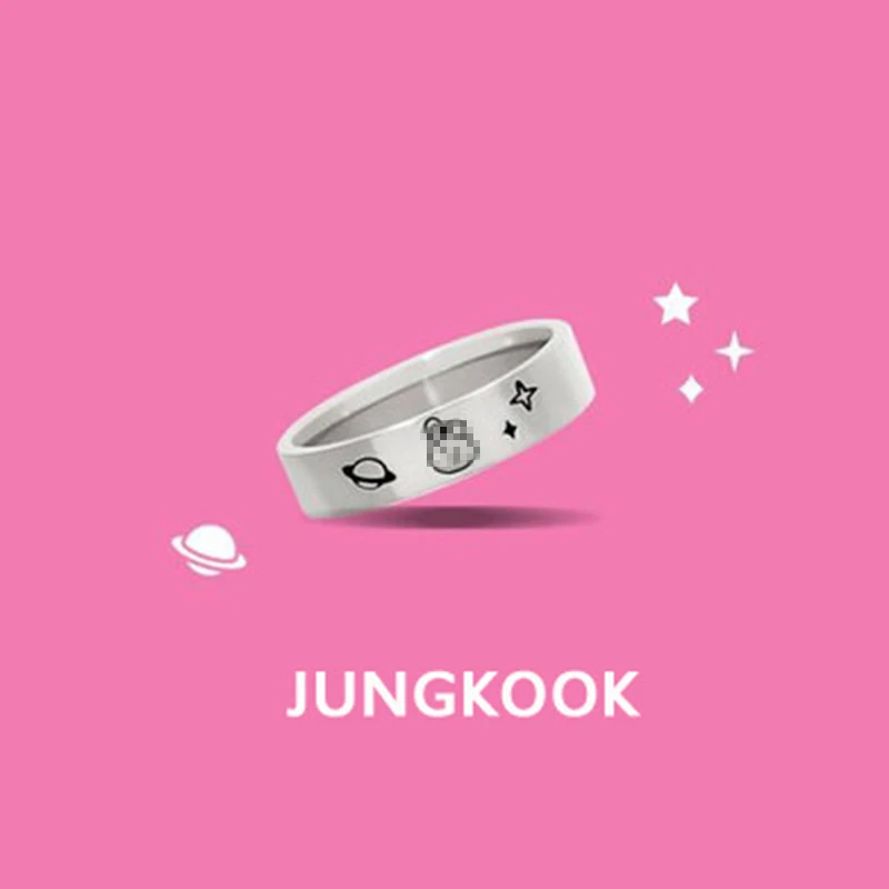Kpop Корейская звезда Мода RM JIMIN JIn JUNGKOOK SUGA модное кольцо| |