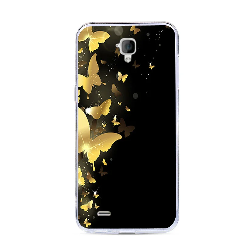 Силиконовый чехол для Huawei Y560 Y5 мягкий прозрачный защитный цветной с принтом