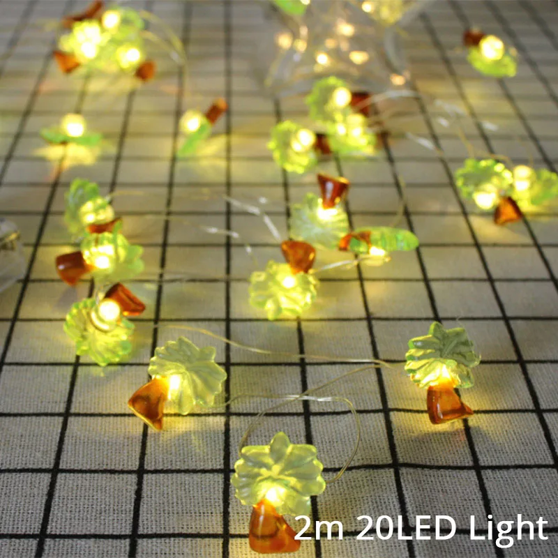 2m 20LED Light Гавайи участник Luau Розовый фламинго декоративная бумага для вечеринок Салфетка под тарелку кружку День рождения летняя Гавайская Гавайский вечерние поставки - Цвет: 2m 20LED Light