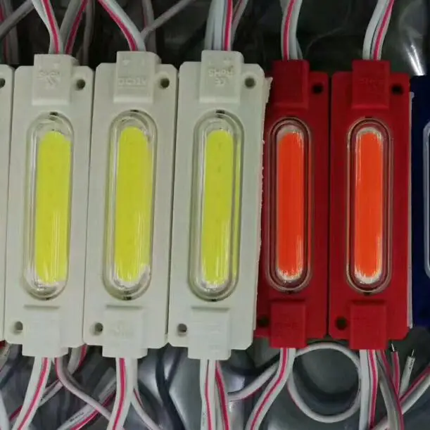 2 Вт высокой мощности Мощность COB Светодиодный модуль Водонепроницаемый IP65 DC12V инжекционного метода литья, освещенная реклама DIY свет бар WW W CW R G B