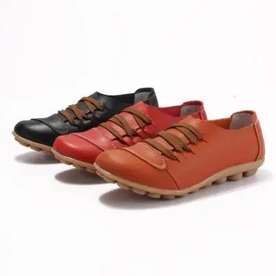 Женские туфли-оксфорды из натуральной кожи на плоской подошве | Обувь