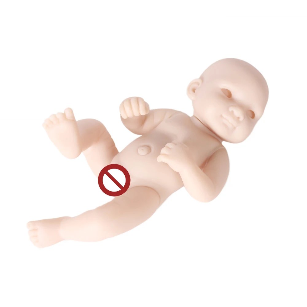 10 дюймов DIY куклы наборы ручной работы 25 см Gir силиконовые виниловые reborn baby doll плесень реалистичные наборы