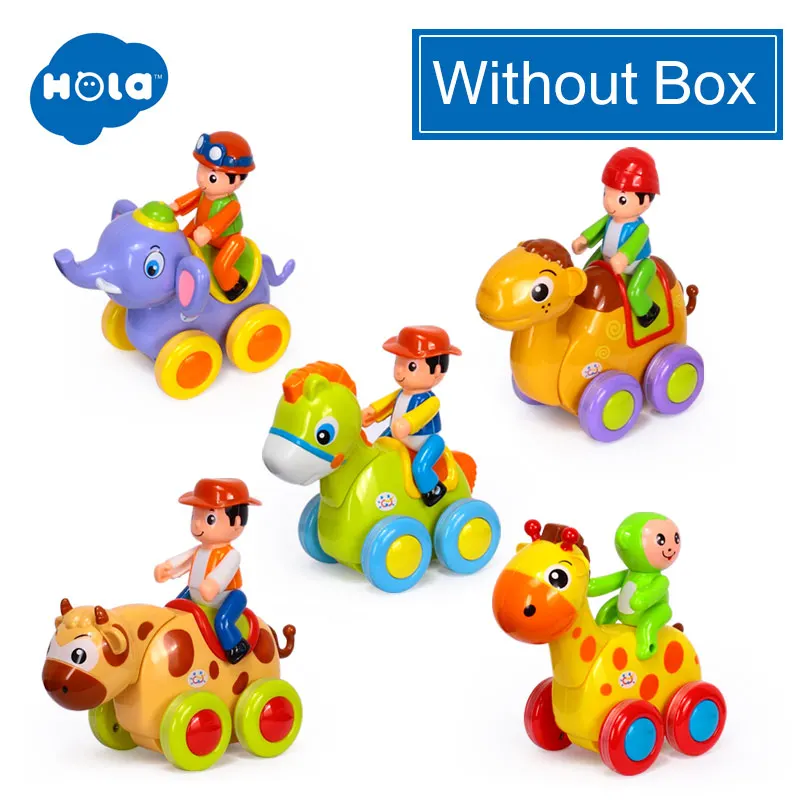 without box 1 шт., детские игрушки, фигурка, оттягивающая назад, автомобильная игрушка из мультфильма Push and Go, фрикционные животные, машинки, забавные игрушки для детей, HUILE Toys 366X - Цвет: without box