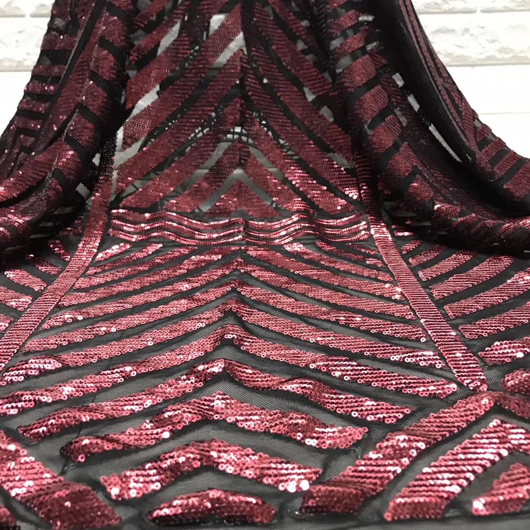 Красивая африканская ткань с вышивкой и блестками нигерийская кружевная для