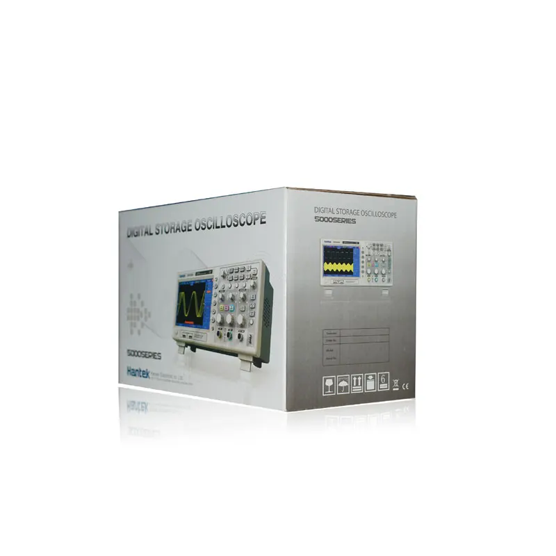 Бесплатная доставка цифровой 100 МГц 2 Каналы осциллограф 1GS/s USB 7 ''Цвет ЖК