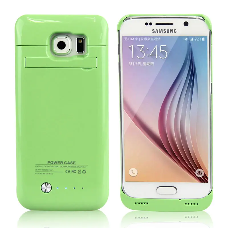 Для S6 4200 мАч Перезаряжаемые внешний Батарея зарядный чехол для Samsung Galaxy S6|battery