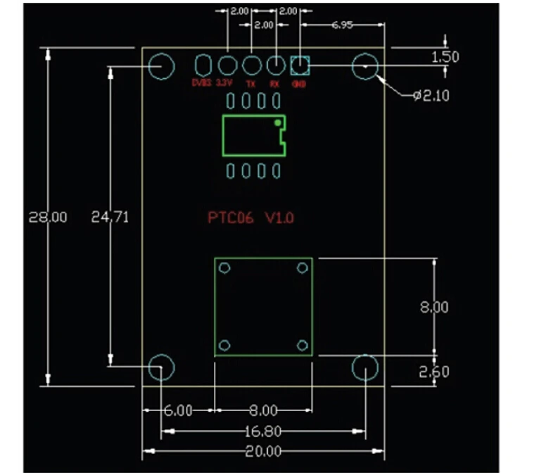 CMOS 1/4inch Camera Module TTL/UART Jpeg/CVBS For AVR STM32 Compatible | Электроника