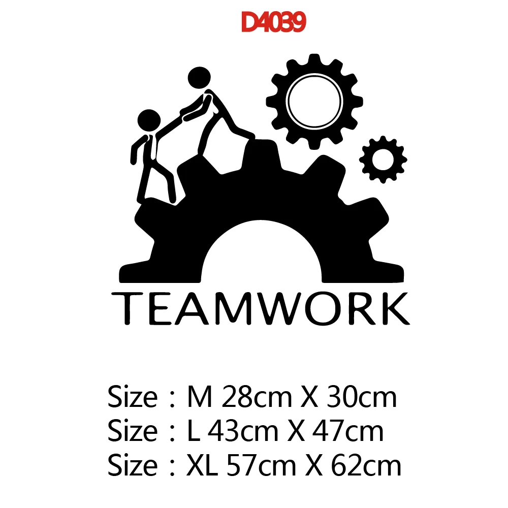 Beauty team work Decal Removable Vinyl Mural Poster For Baby's Rooms Pvc Wall Decals Living Room Decorative Stickers | Дом и сад