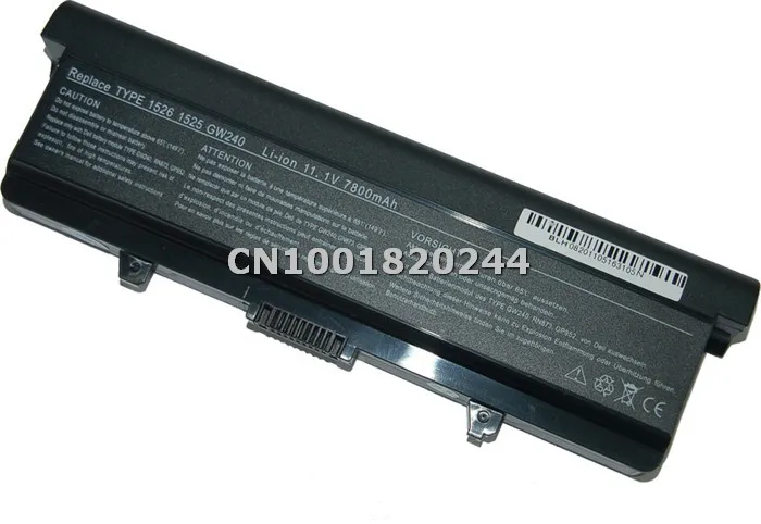 Аккумулятор Apexway для ноутбука Dell Inspiron 6600 1525 1526 1545 Vostro 1546 GW240 HP297 M911G RN873 RU586 X284G XR693 500