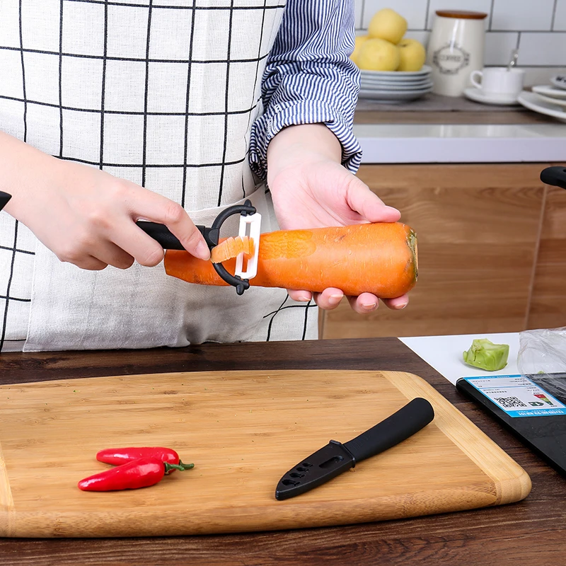 ANHO Керамические ножи черный/зеленый кухонный нож с ручкой 3 &quot4&quot 5 &quot6&quot Kkitchen