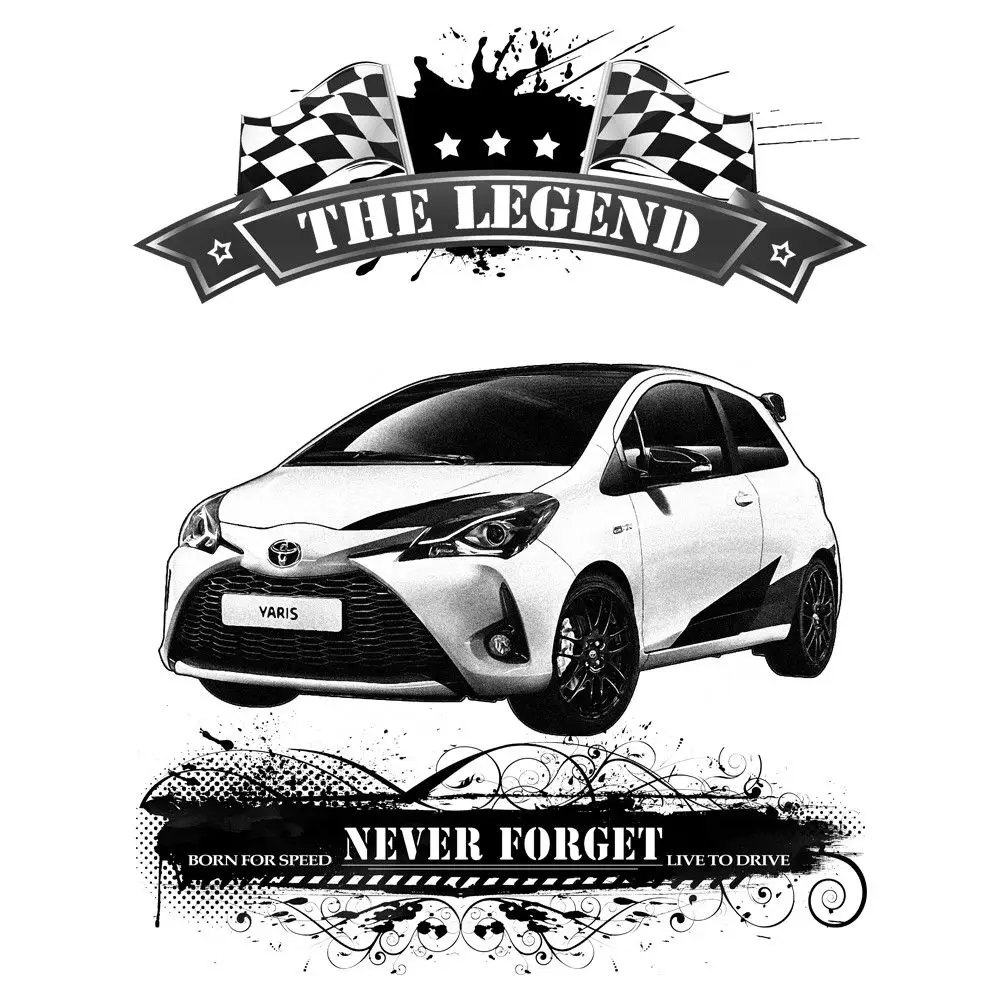 Classic Japanese Car Fans-Yaris-Grmn Vintage Men'S 2019 New Fashion Brand Clothing | Мужская одежда