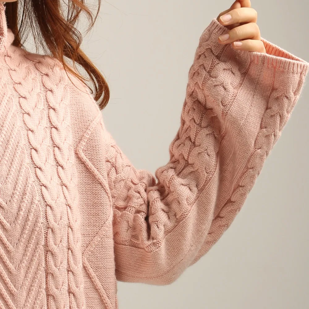 ZEHANGSEA18 winter explosions thick-soled high-neck sweater women loose casual pullover large size knit bottoming shirt-Shipping | Женская