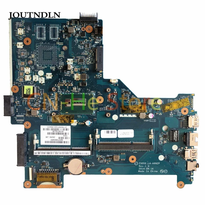 

JOUTNDLN FOR HP PAVILION 15-R Laptop motherboard ZSO50 LA-A992P DDR3L 784567-501 784567-001 Integrated Graphics W/ I7-4510U CPU