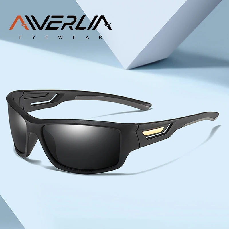 

AIVERLIA Polarized Sunglasses Men Sun Glasses Male Women Goggles Classic Brand Design Mirror Eyewear UV400 Black Gafas AI38