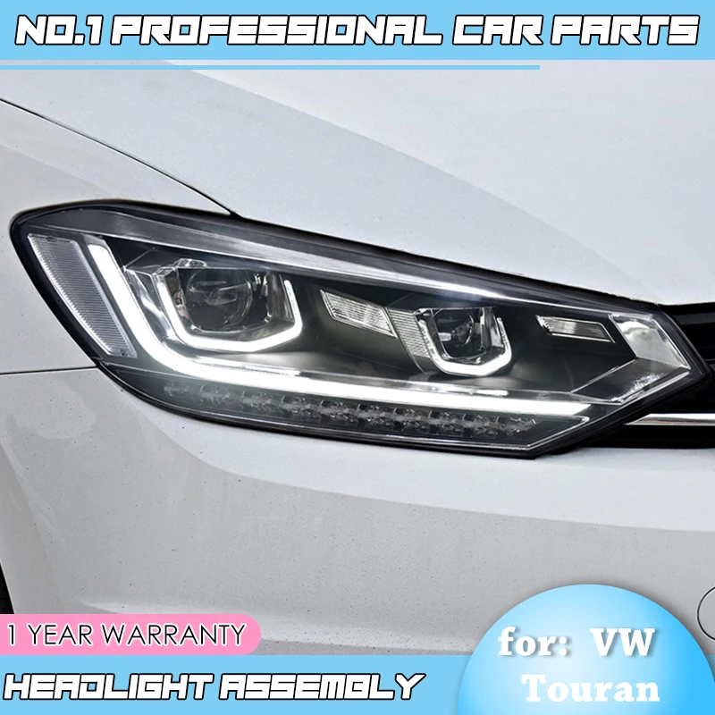Автомобильные аксессуары из нержавеющей стали для VW Touran фары 2017-2018 НОВЫЙ