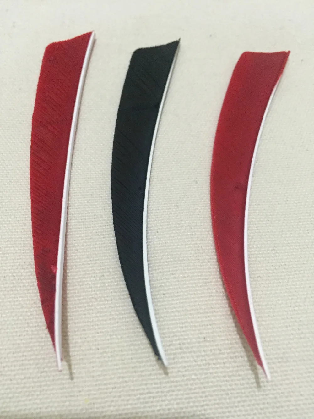 Бесплатная Доставка 5 &quotщит Турция перья для установки оперения на 24 шт. красный +