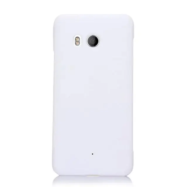 White Для htc U11 тонкий цветной резиновый матовый пластиковый жесткий чехол для htc X9 E9 plus M9 plus - Цвет: White