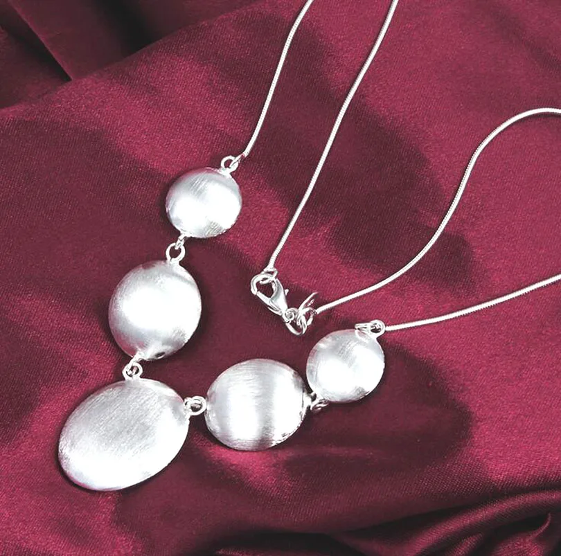 

New Arrivals Women Figaro Full Sideways Silver Necklace 925 Sterling Silver Fashion Jewelry Women Men Link Chain Necklace X020
