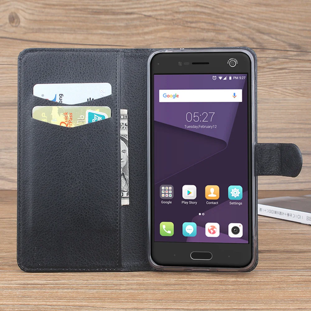 Mobile wallet holster For ZTE Blade V8 Phone leather sheath case for Starl L3 S6 A610 A510 A520 Case Cover Skin |