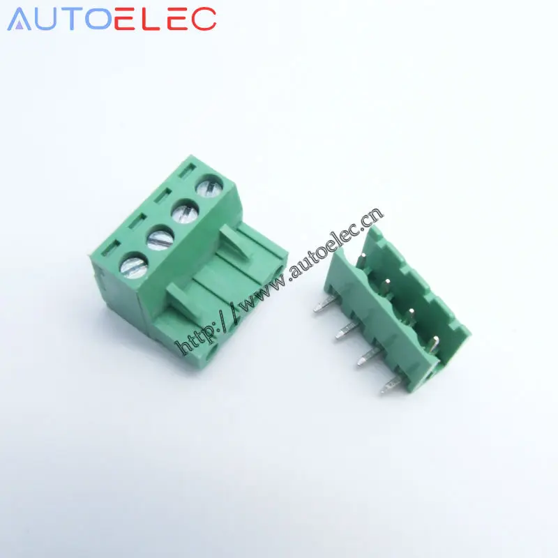 

100sets Pitch5.08mm 4Pins PCB Terminal Block Connector