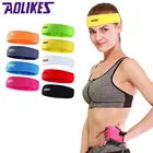 Спортивная повязка на голову AOLIKES для занятий йогой, баскетболом, тренажерного зала, спортивный напульсник, эластичная, головная повязка для волос, универсальная, для мужчин и женщин