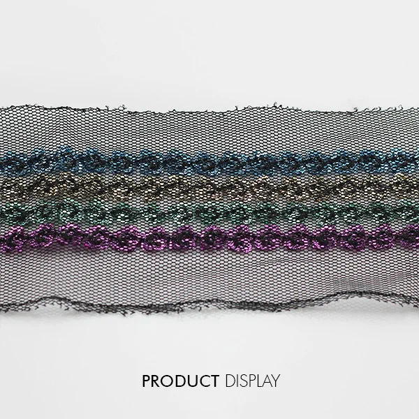 Круглая блестящая ткань с бисером пайетки венецианская аппликация декоративная