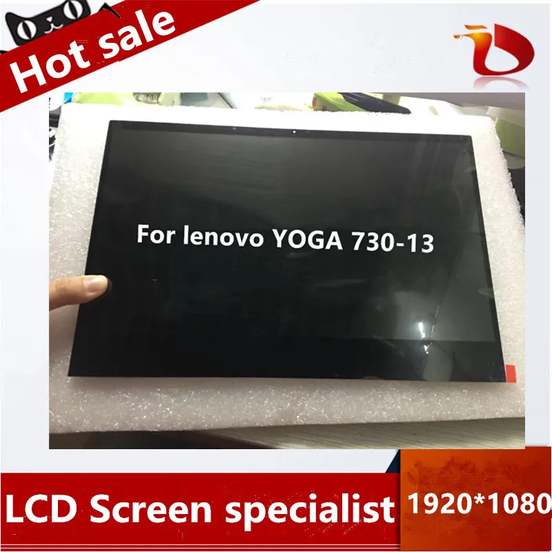 Новый оригинальный ЖК экран для ноутбука 13 3 дюйма Lenovo yoga 730 1920*1080 дисплей в сборе с