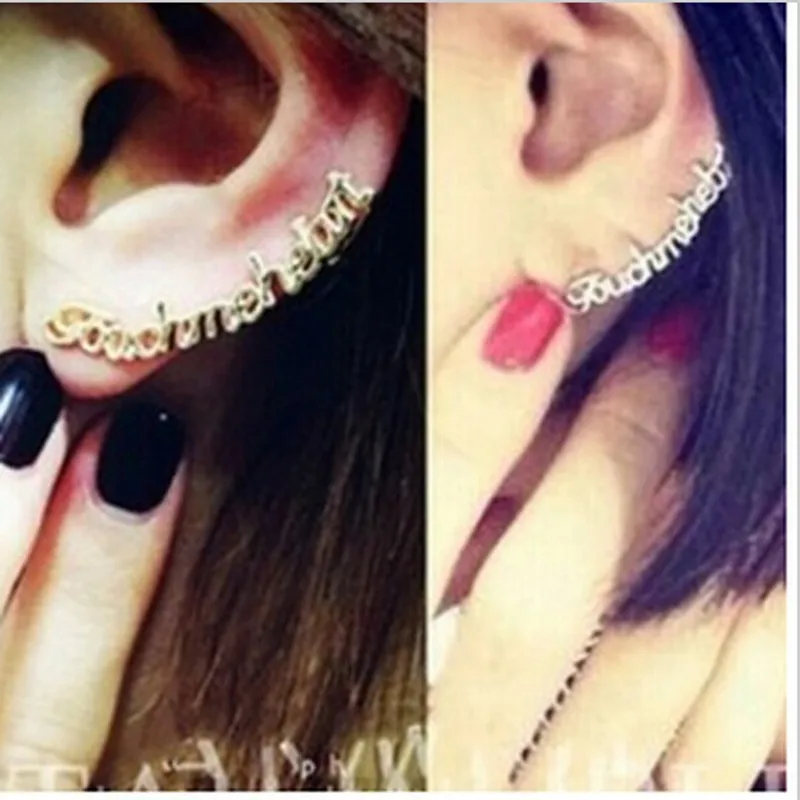 Персонализированные серьги в виде букв и костей для женщин 4 ed98|bones earrings|earrings