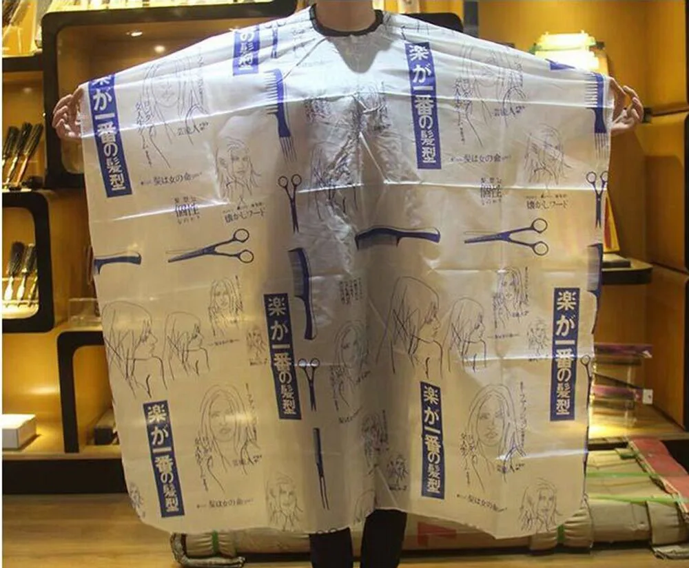 Водостойкая ткань для парикмахеров 1 шт. с принтом в виде скетча разные цвета