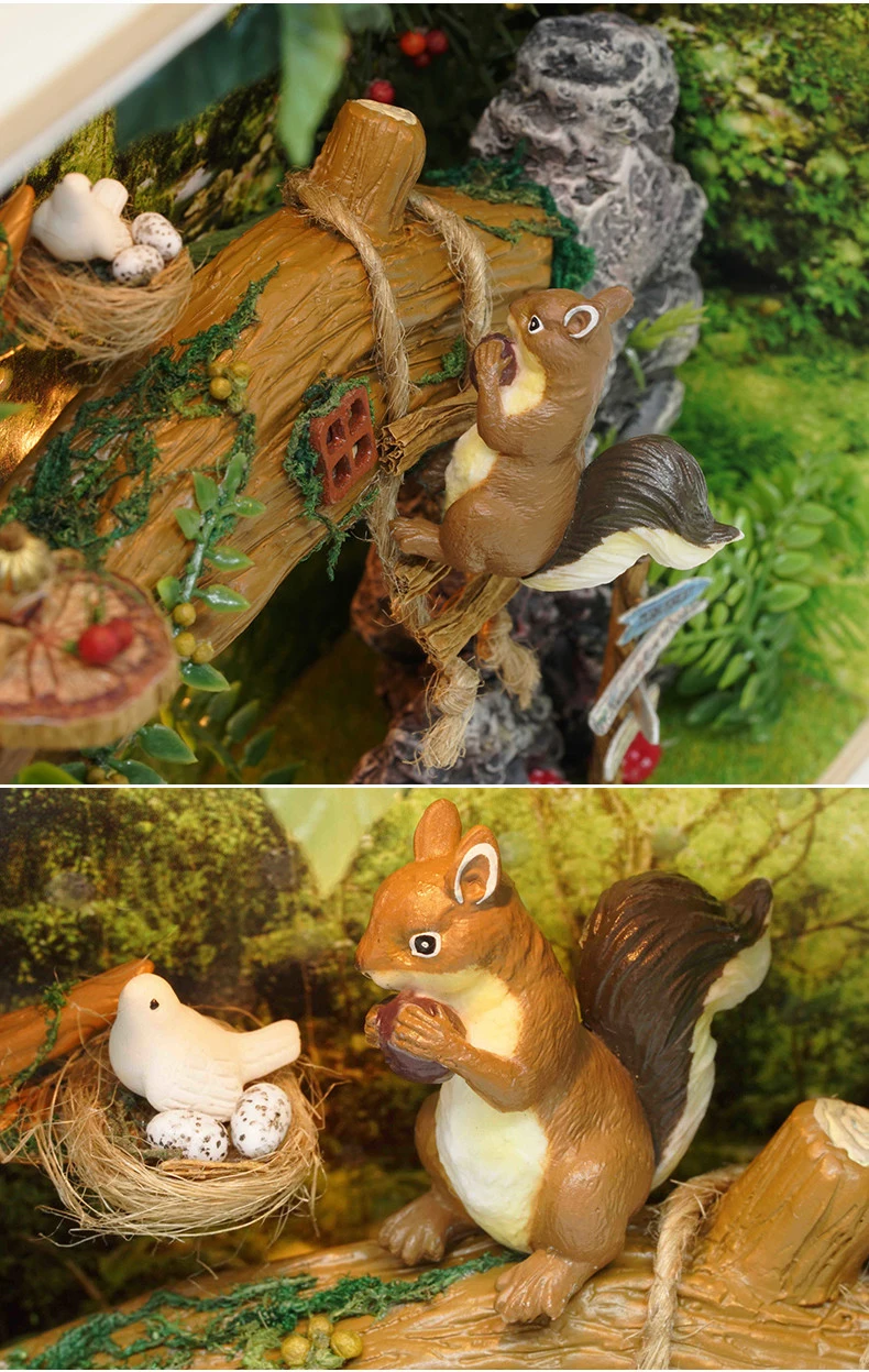 Мебель DIY Кукольный дом Wodden Miniatura кукольные дома мебель комплект фоторамка собрать кукольный домик игрушки для детей подарок W006