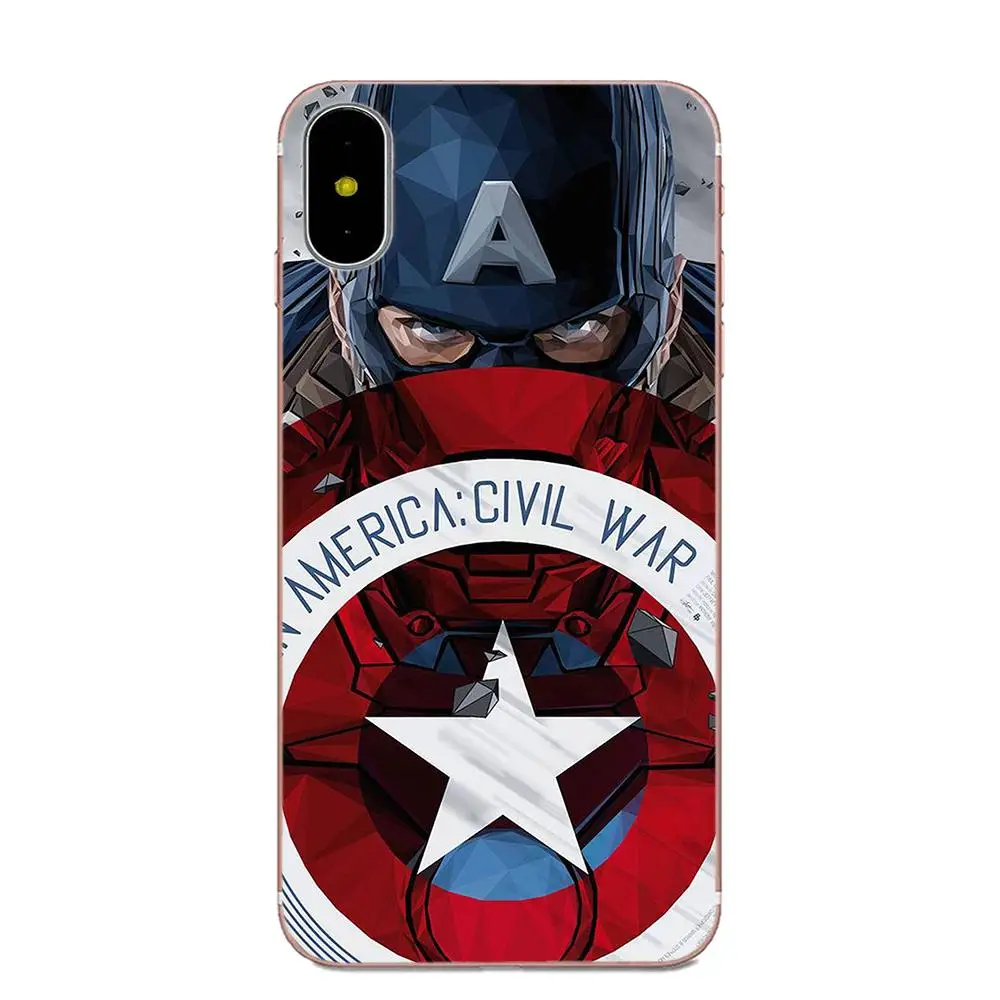 Мягкий ТПУ новый стиль уникальный для Apple iPhone 4 4S 5 5C 5S SE 6 6S 7 8 Plus X XS Max XR Капитан