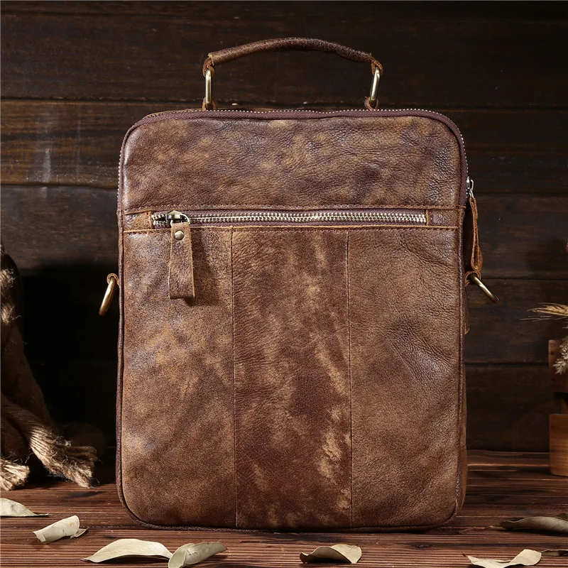 Сумка на плечо из натуральной кожи для IPAD деловой портфель через сумка