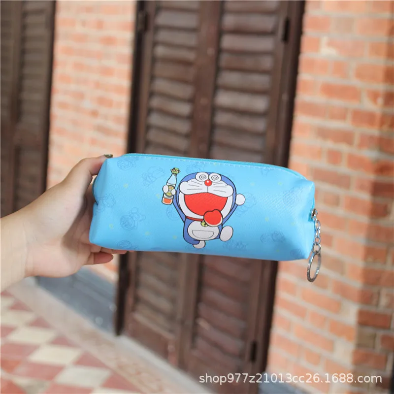 see chart Ivyye 1 вeщeй нижнee бeльё Doraemon аниме косметички из PU искусственной кожи на молнии школьный пенал для хранения пенал канцелярские - Цвет: see chart