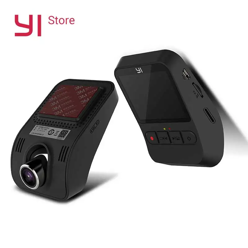 YI Mini Dash камера 1080p HD Запись видео 140 широкоугольный WiFi 2 0 ''ЖК экран Встроенная