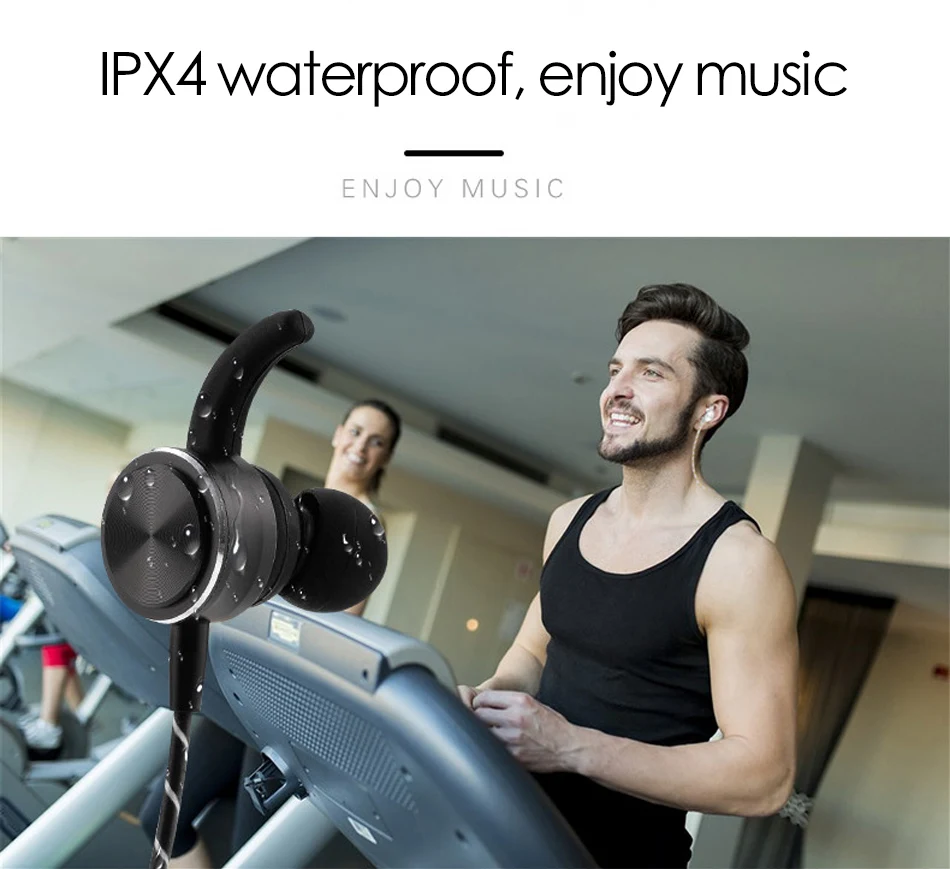 YKSO Wireless Bluetooth Earphone In Ear earbud M28 Portable audio and video Waterproof Stereo Sports With Mic | Электроника