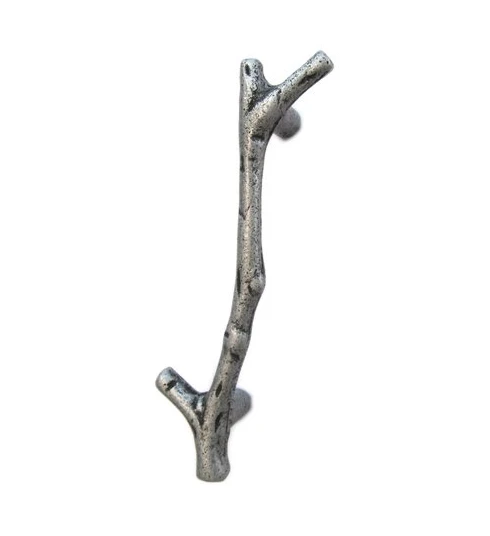 

10Pcs Aluminum alloy Branches Handles Wardrobe, cupboard, shoe cabinet Drawer handle Furniture silver Handles L:121mm CC:96mm
