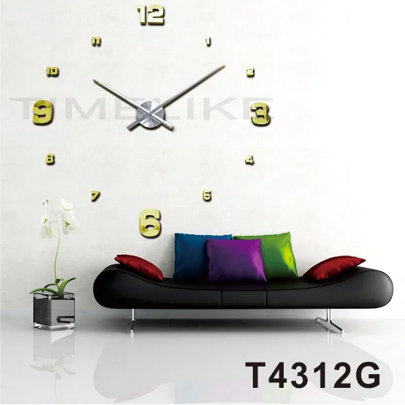 Новое поступление 2018 3D домашний декор кварцевые настенные часы сделай сам с